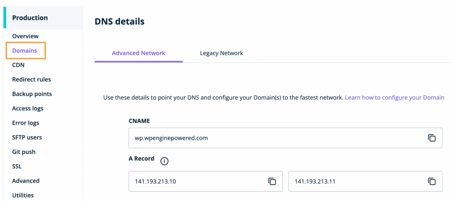 Point Dns To Wp Engine Support Center