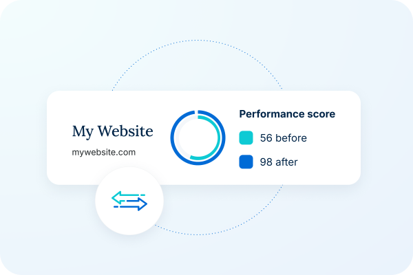 Illustration of WP Engine migration user interface