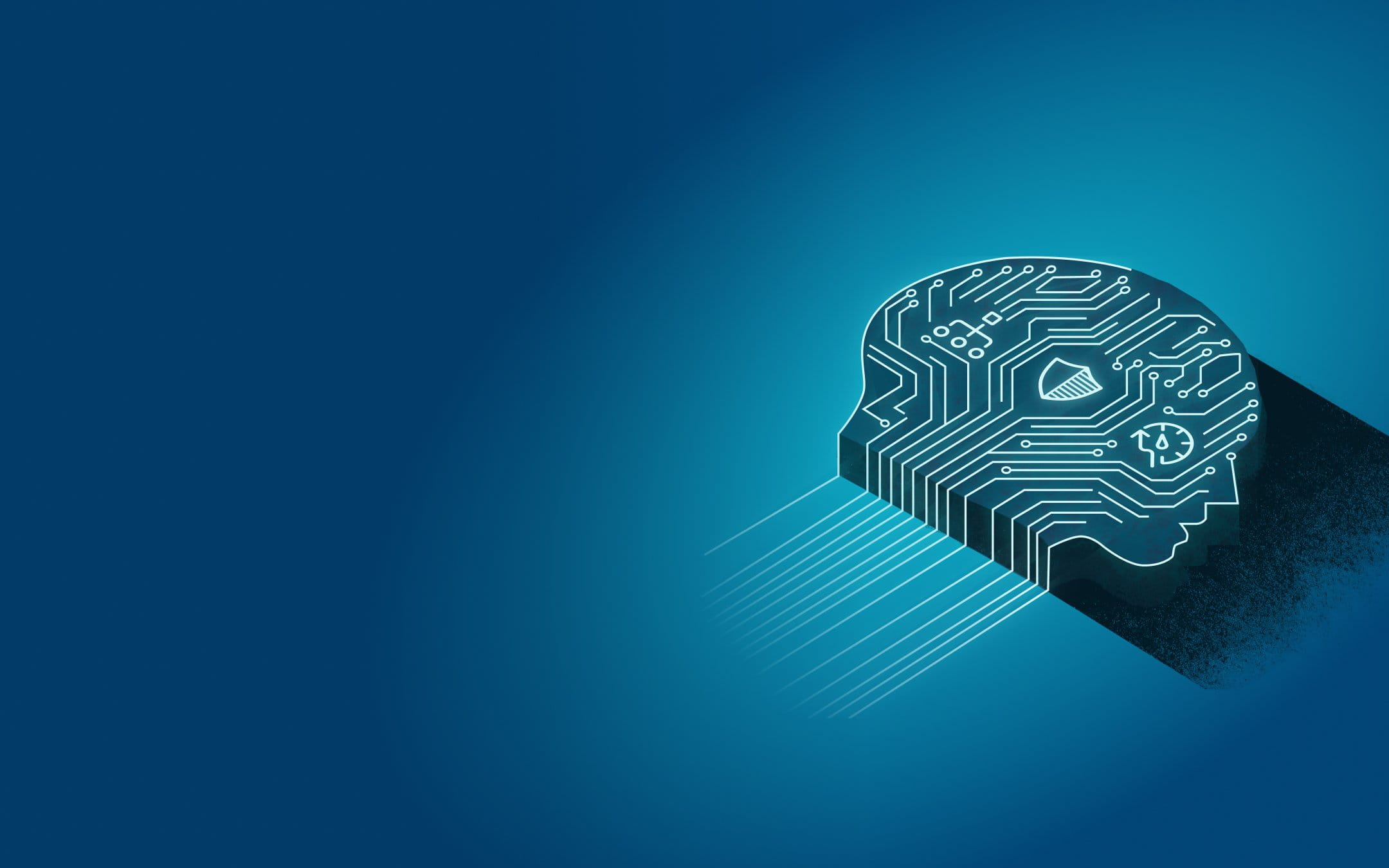 Abstract illustration depicting the three pillars of modern web