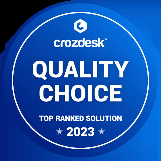 crozdesk quality choice 2023 award