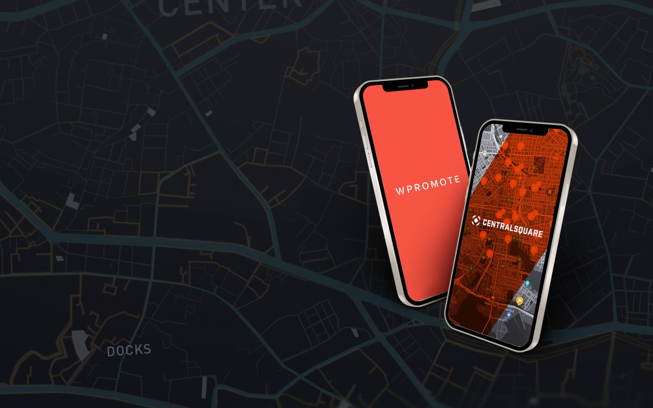 Background of map application