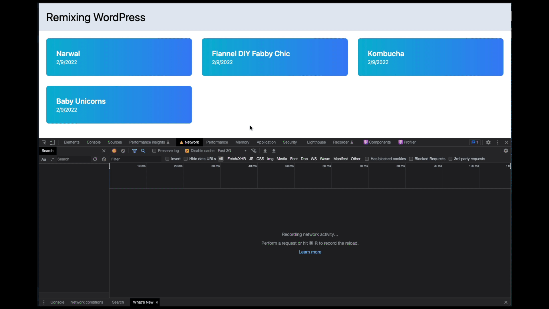 In Remix link prefetching on render will load route resources a link element is rendered