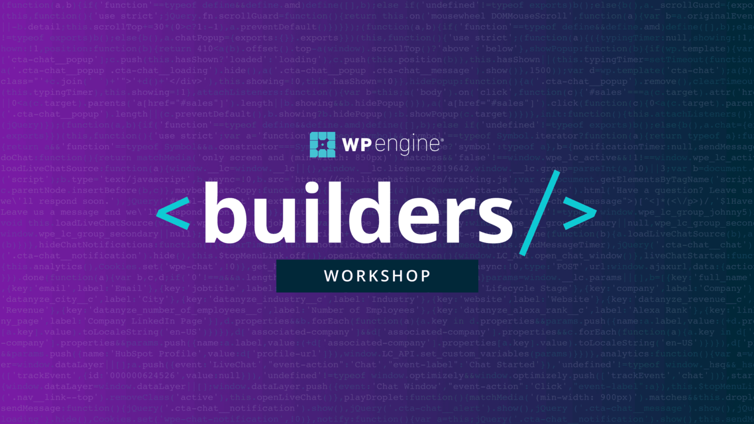 Builders Workshop – Build an Accordion Block with ACF Pro - Builders