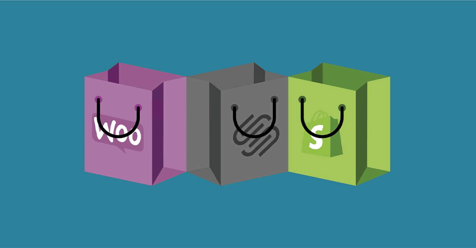 WooCommerce-Squarespace-Shopify logos