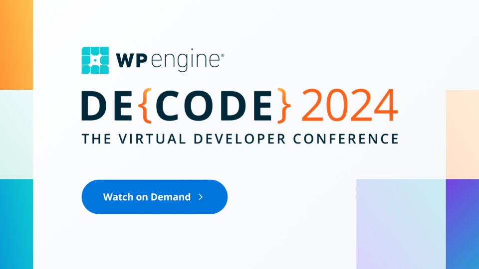 DE{CODE} 2024 The Virtual Developer Conference Watch On Demand