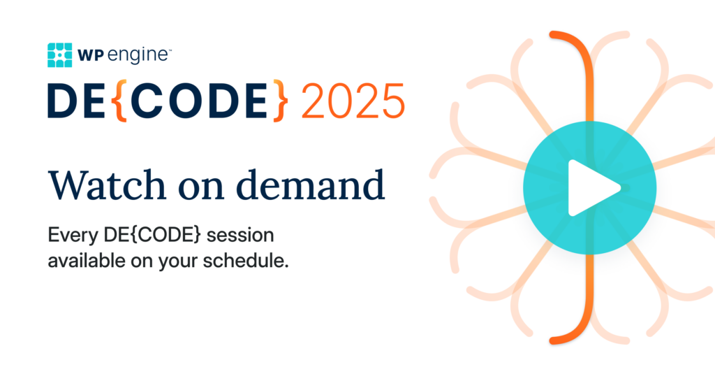Watch all DE{CODE} 2025 sessions on demand!