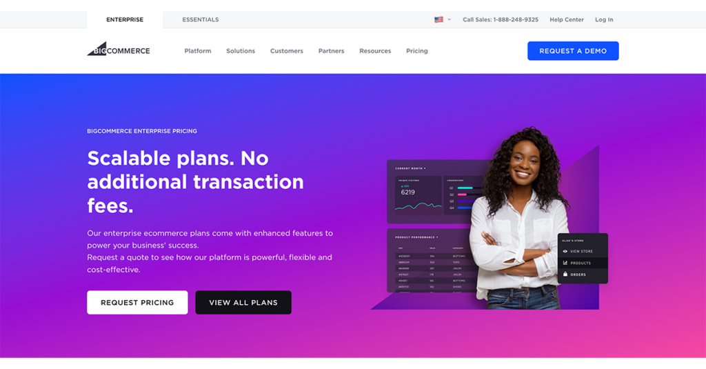 BigCommerce vs. WooCommerce: BigCommerce plans