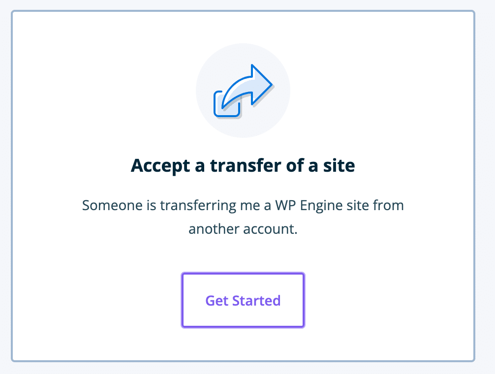 How to Accept a Transfer