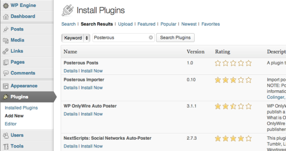 Posterous Importer Plugin