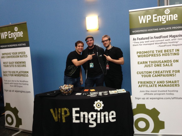 WP Engine Booth #wcsf 