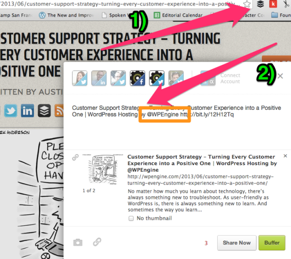 optimize content marketing for twitter with buffer