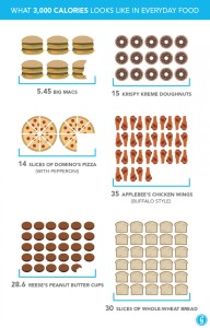 Data Visualization of 3000 Calories
