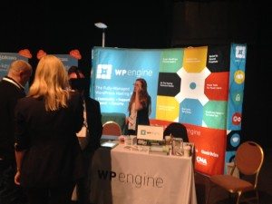 WP Engine Booth TechCrunch Disrupt New York