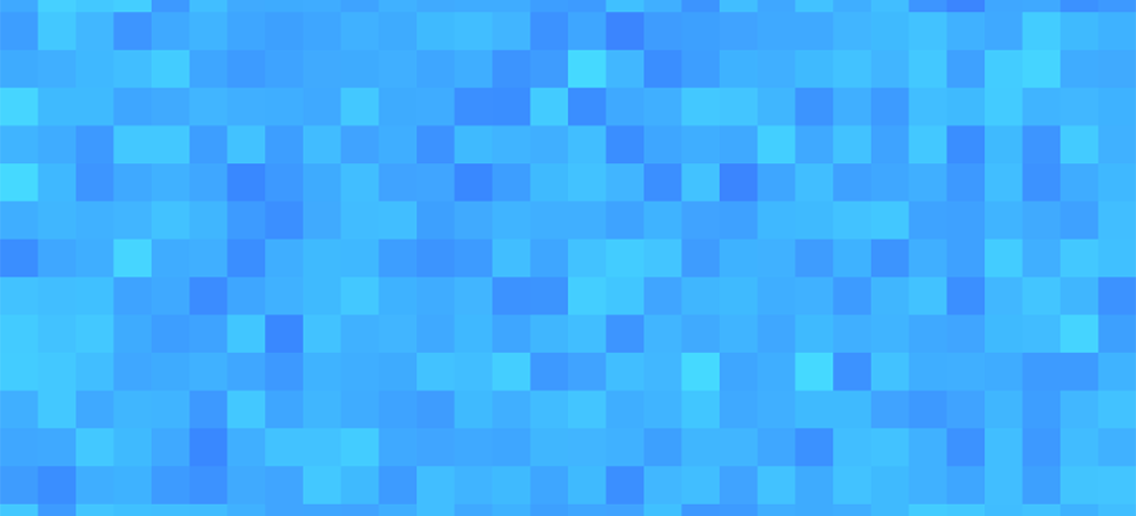 Different shades of blue pixels