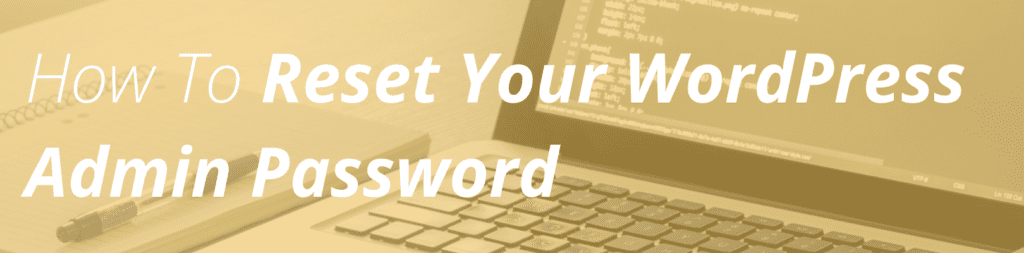reset wordpress password in database