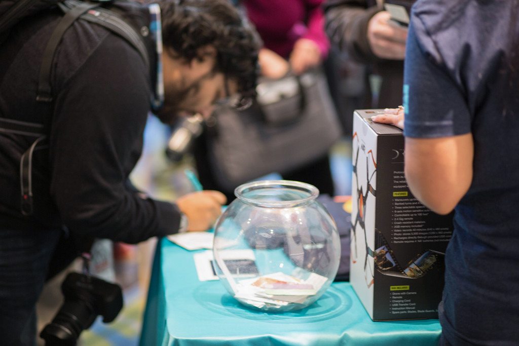 WordCamp US 2015 in Photos - win a drone at the WP Engine booth