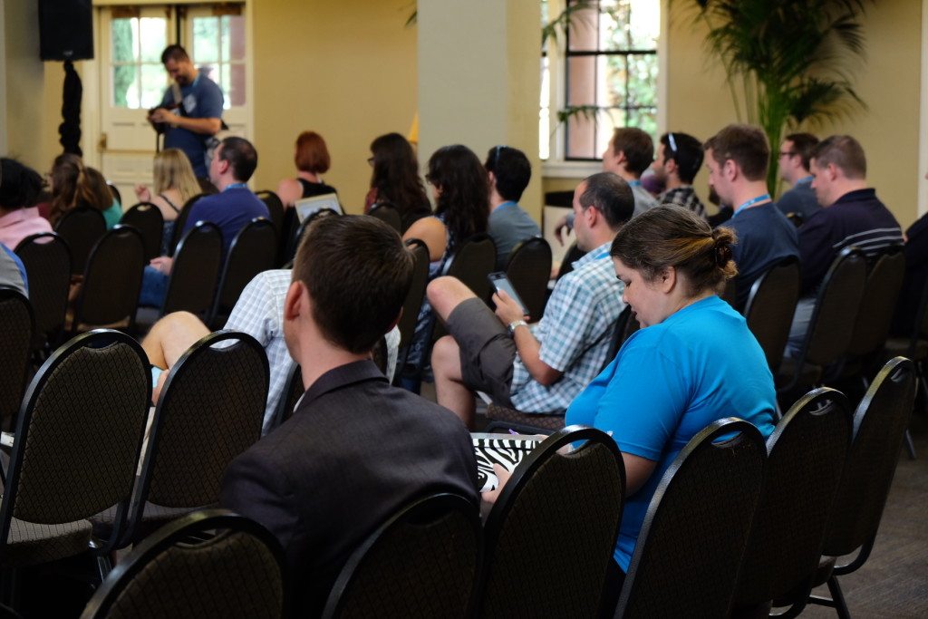 The conference was held at the NTC at Liberty Station, which used to be a Naval Training Center in Point Loma. 