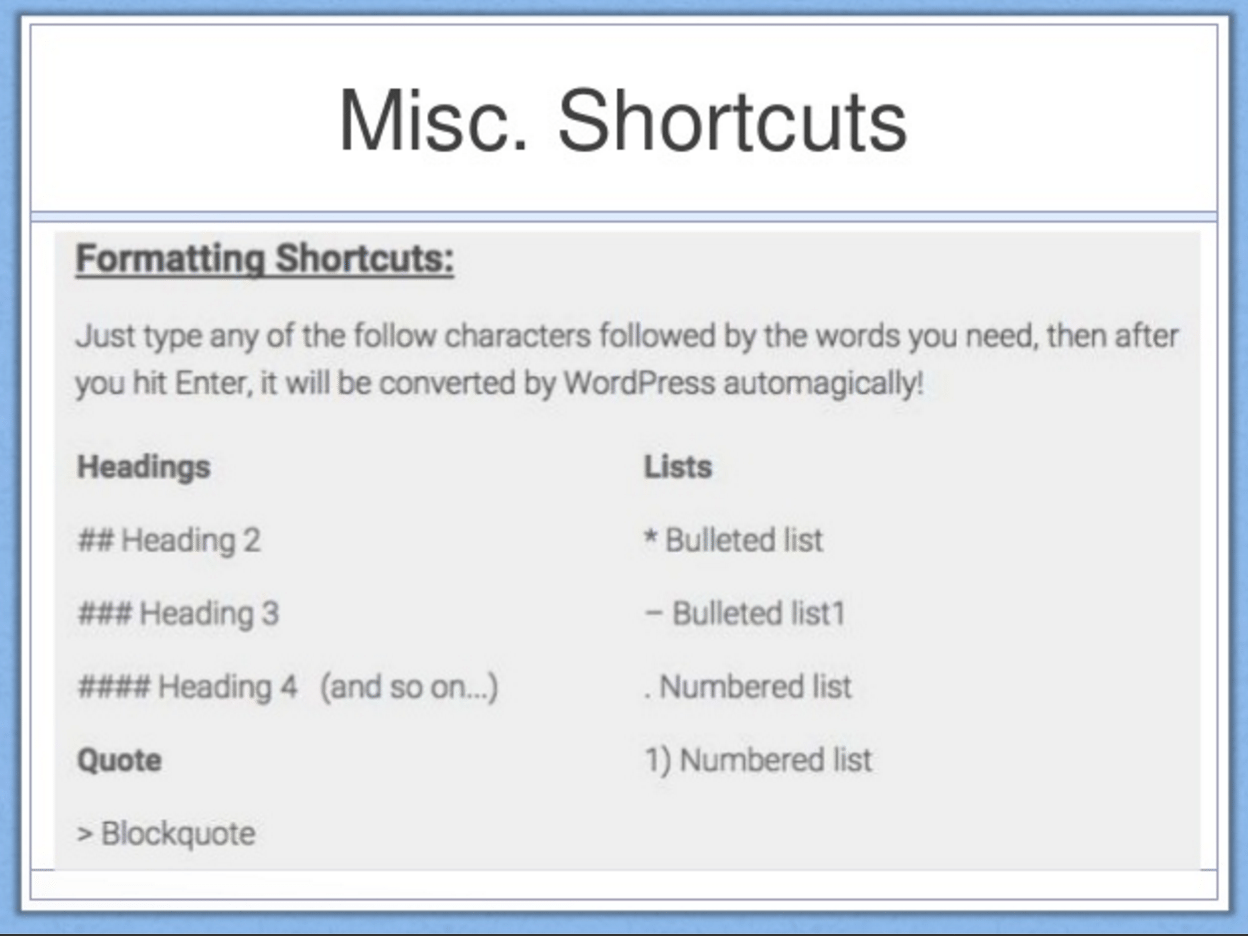 misc-shortcuts-hidden-wordpress-features