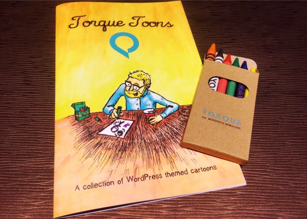 In addition to WP Engine being in attendance at WCUS, the editorially independent news site Torque ventured from San Francisco and NYC to Philly . They provided guests with free (and incredibly awesome) Torque Toons coloring books.