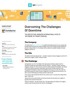 How The Motley Fool Overcame The Challenges Of Site Downtime