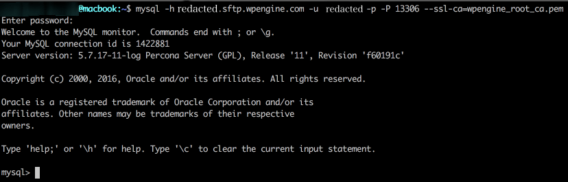 connect to sql prompt remotely