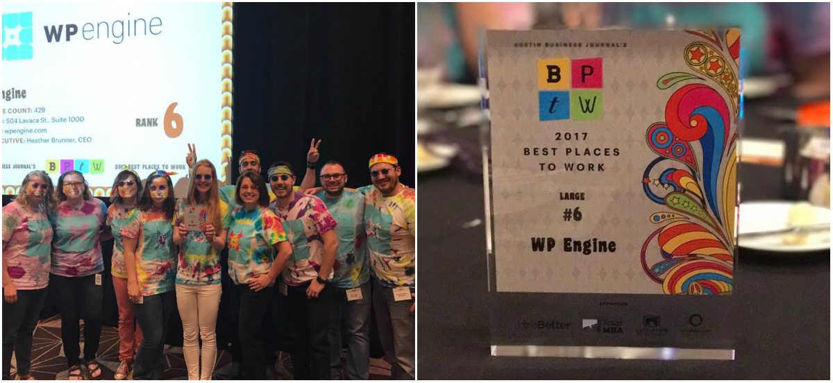 Austin Business Journal Names WP Engine Top Place to Work