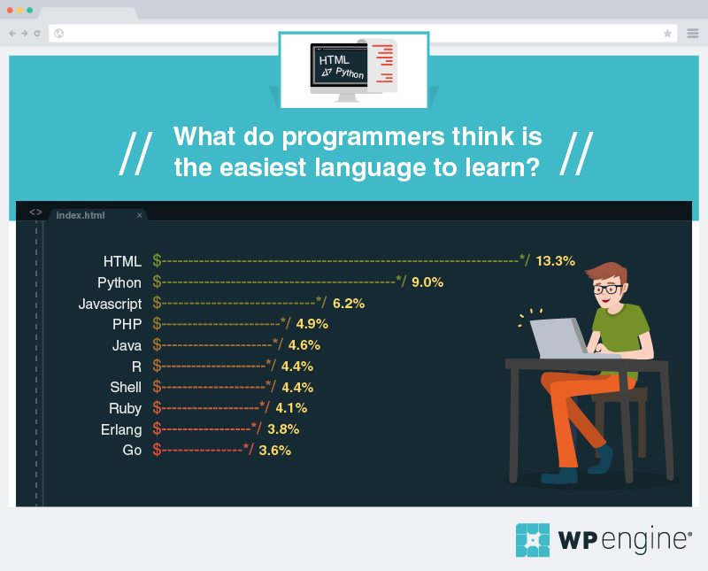 what do programmers think is the easiest language to learn