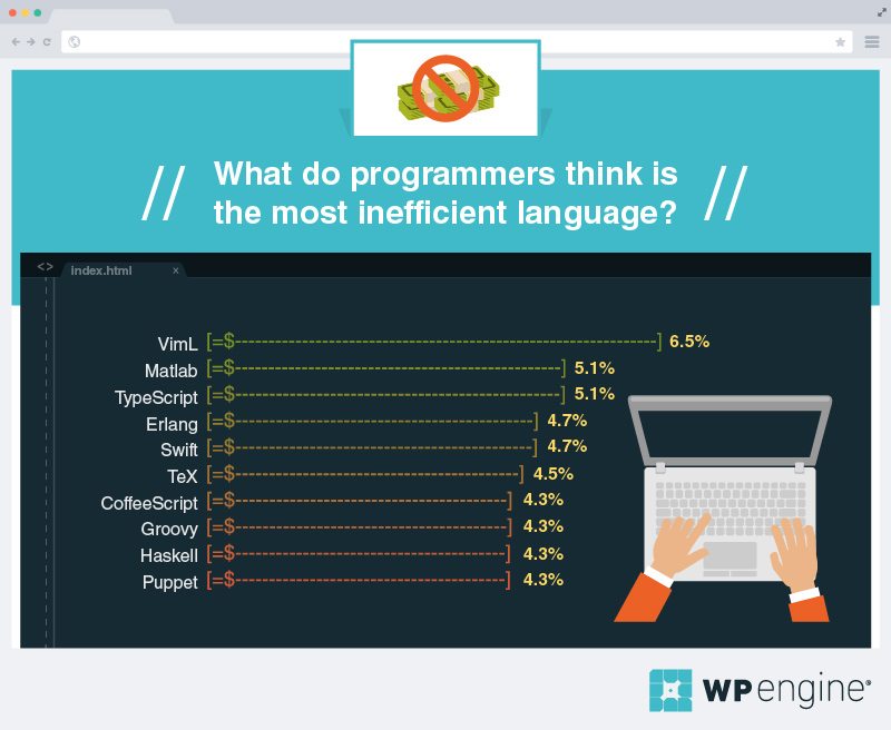 what do programmers think is the most inefficient language