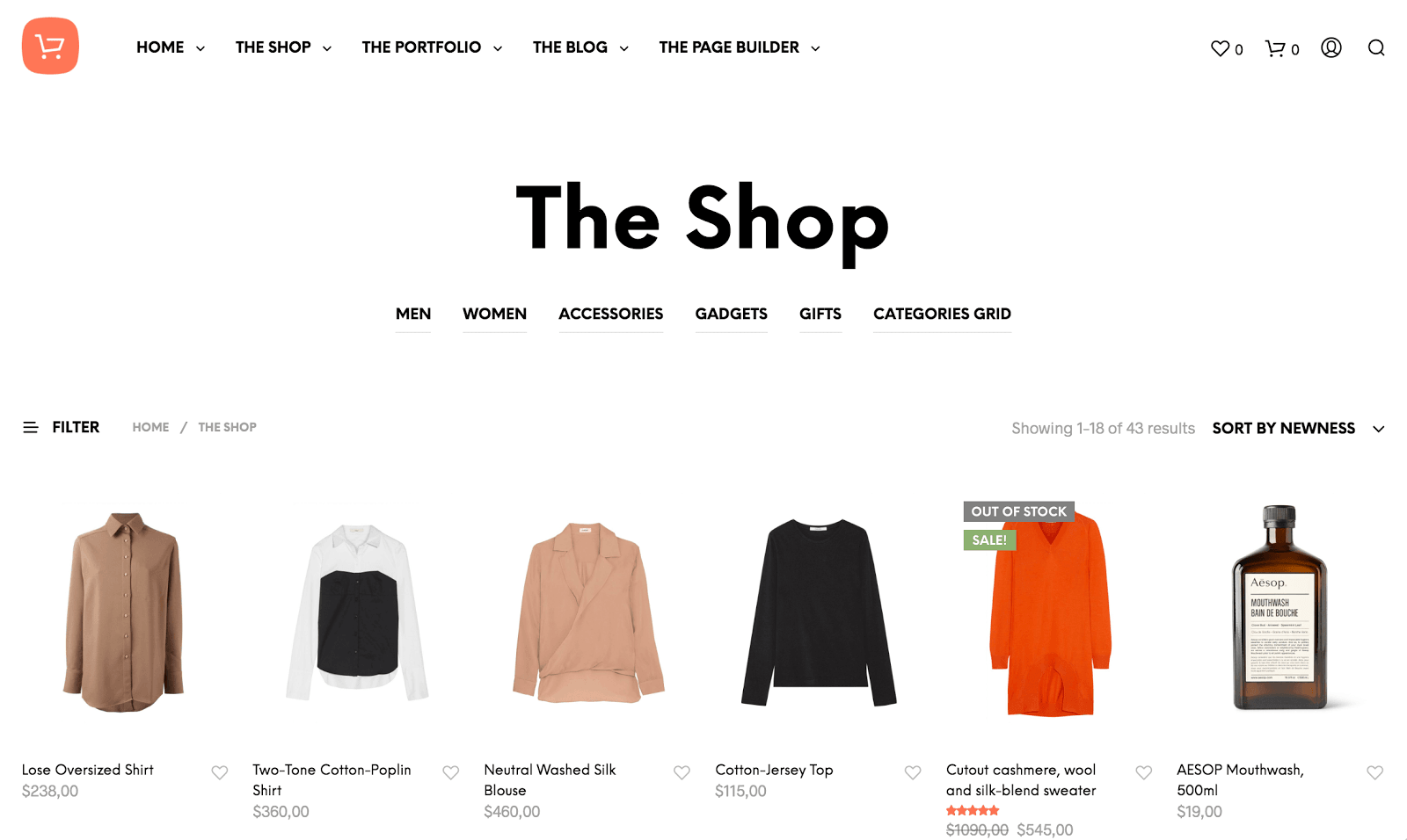 ShopKeeper theme for WordPress eCommerce