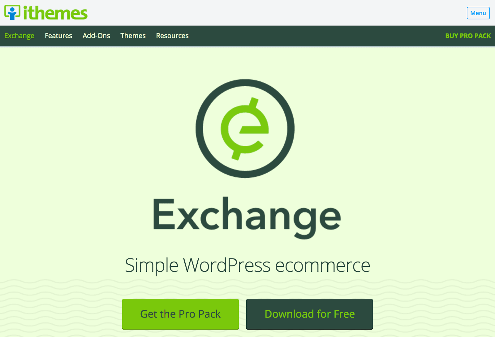 ithemes exchange as an ecommerce plugin for wordpress