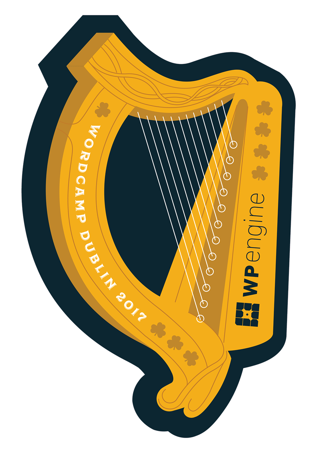 WordCamp Dublin Sticker