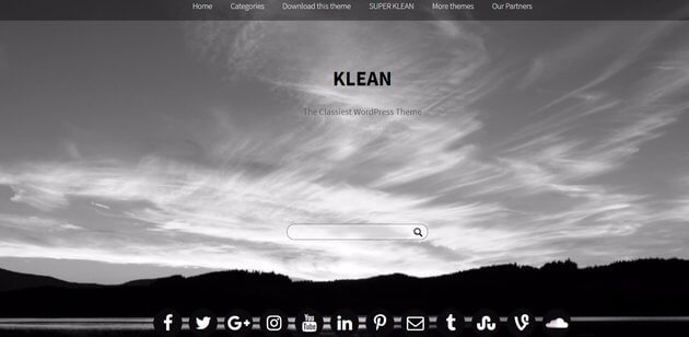 klean wordpress video theme for 