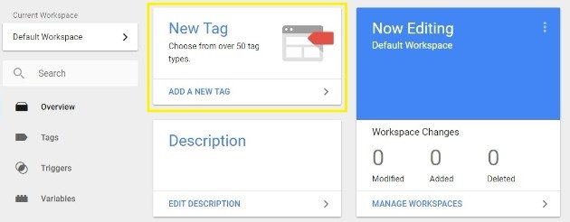 Install google analytics through tag manager