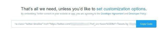 add twitter widget to wordpress