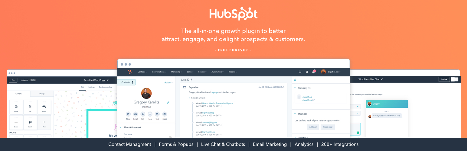 HubSpot Email Marketing Plugin for WordPress