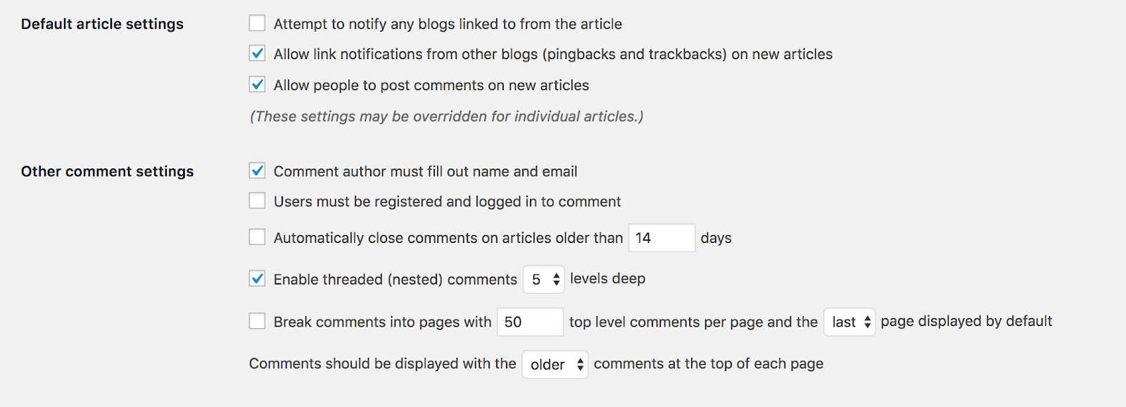 What Does WordPress Offer for Comment Management?