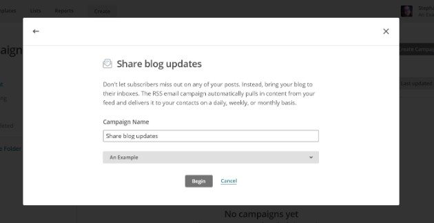 automatic newsletts with wordpress and mailchimp