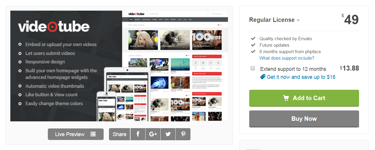 wordpress video streaming