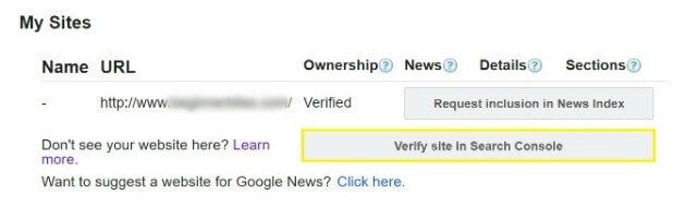 how to submit your site to google news
