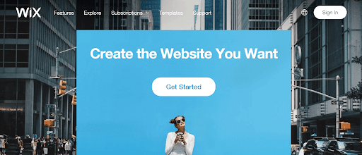 wix site builder