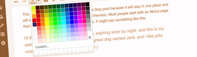 how to change wordpress color scheme