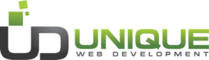 Unique Webdesign Development Logo