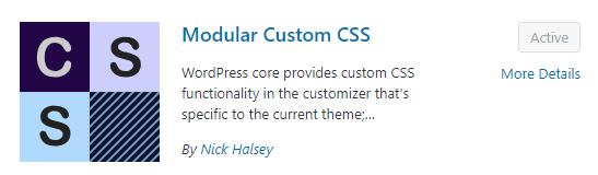 modular css plugin