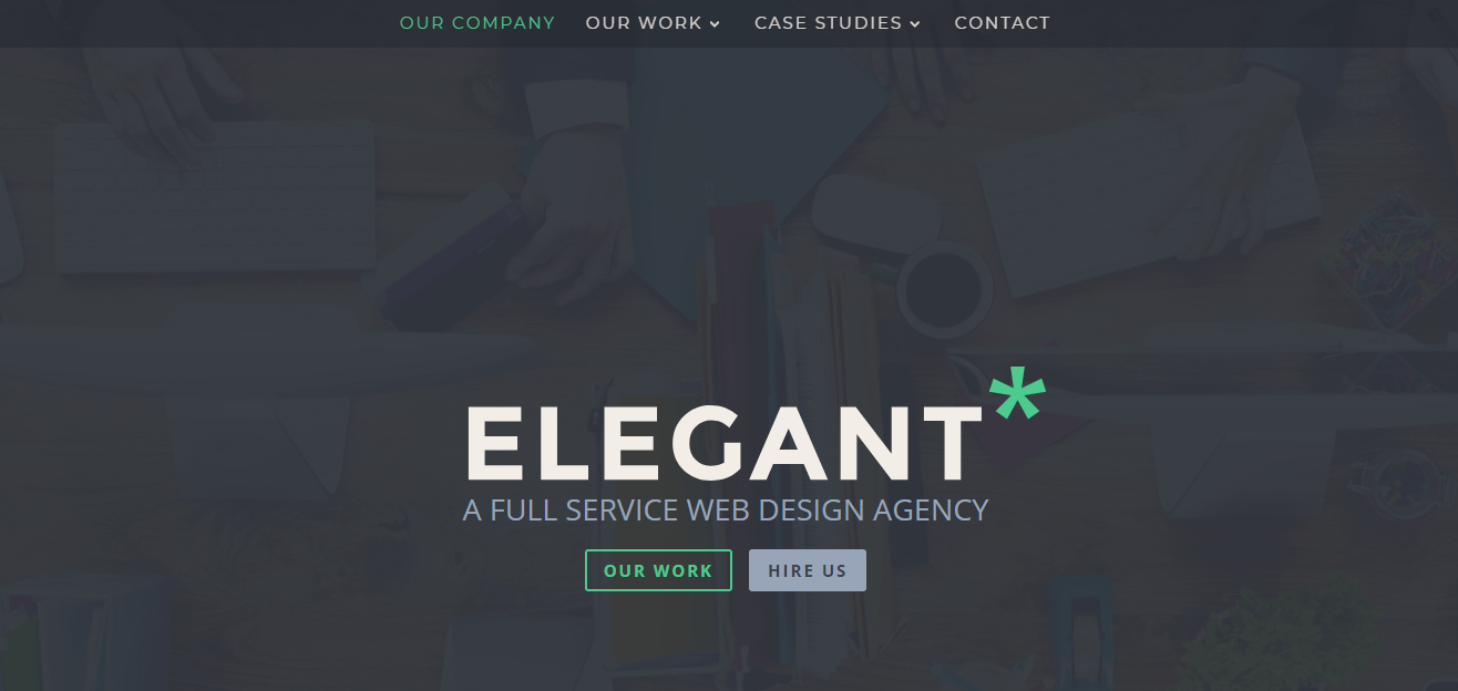 elegant wordpress theme