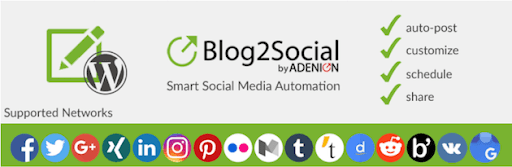 blog 2 social plugin