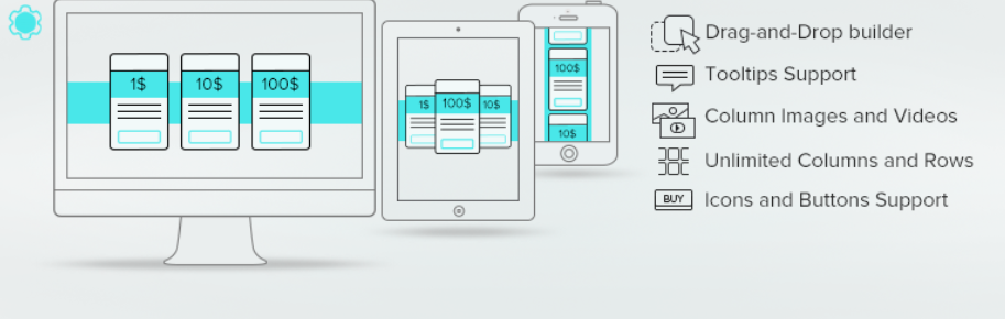 pricing table by supsystic