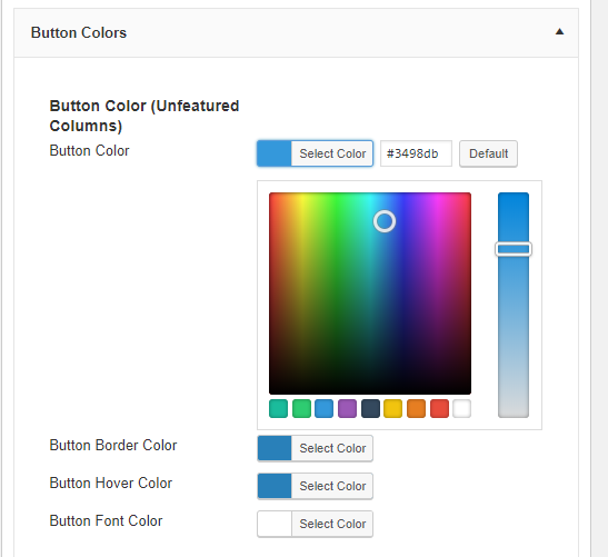 horizontal pricing table wordpress