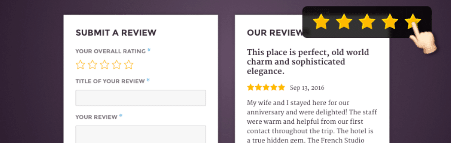 The Best Plugins for Reviews and Testimonials in WordPress. Promotional image for Site Reviews