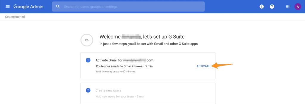 g suite inbox app activation