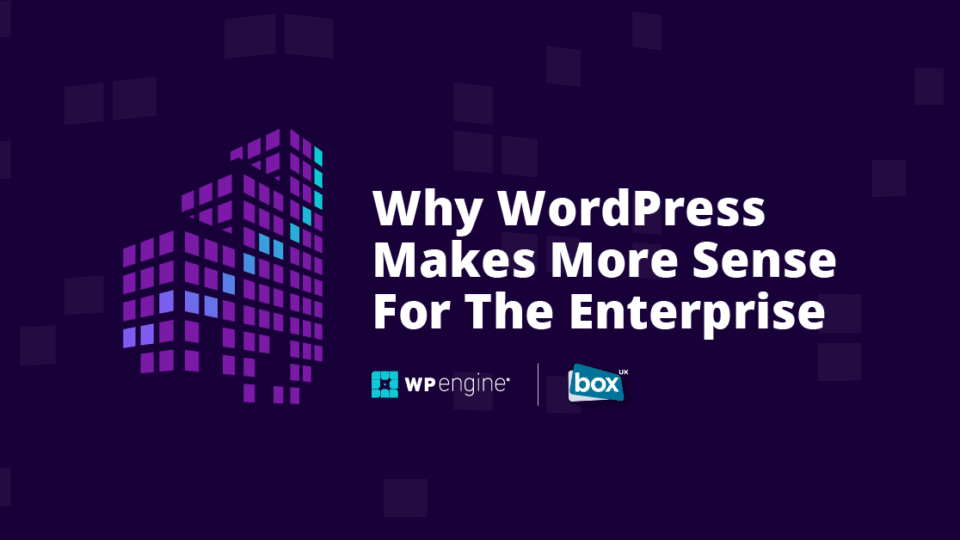 Why WordPress for Enterprise ebook cover